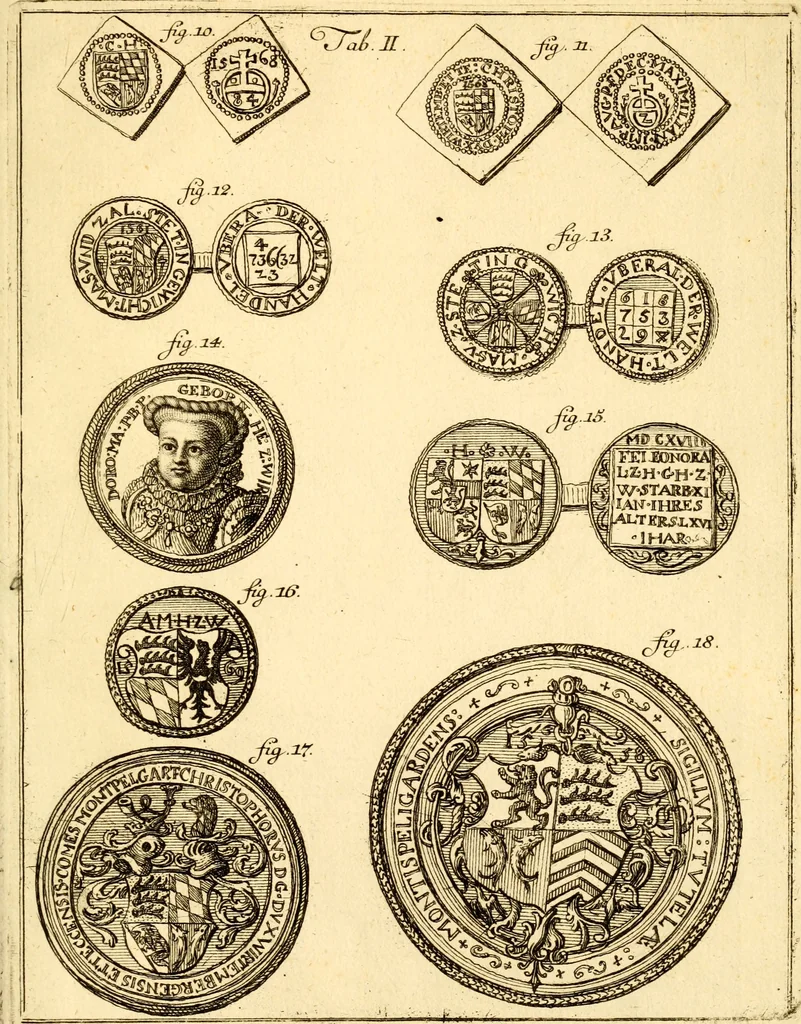An illustration from Geschichte des Herzogthums Würtenberg unter der Regierung der Herzogen, 1764, leaf 532