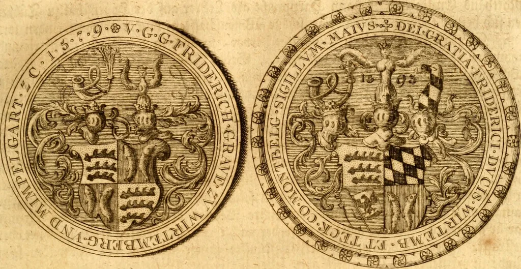 An illustration from Geschichte des Herzogthums Würtenberg unter der Regierung der Herzogen, 1764, leaf 170