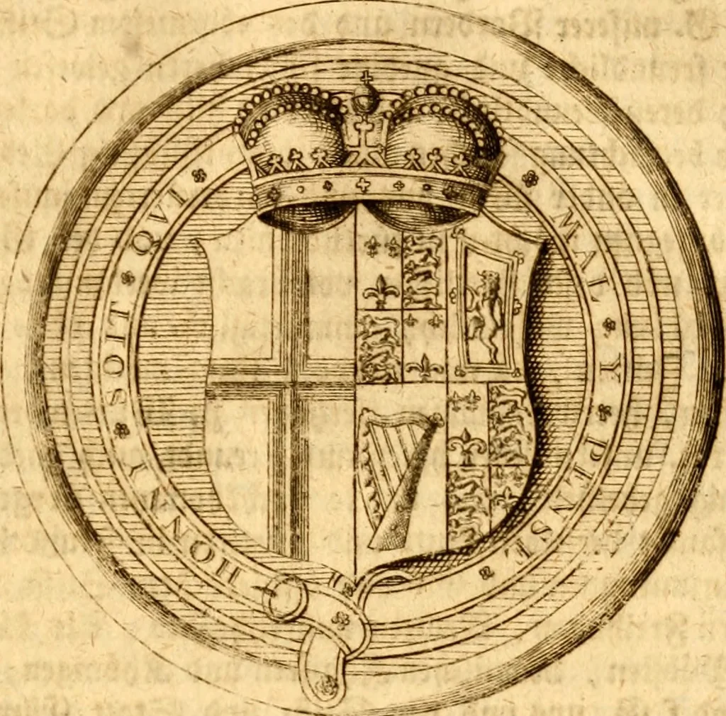 An illustration from Geschichte des Herzogthums Würtenberg unter der Regierung der Herzogen, 1764, leaf 302