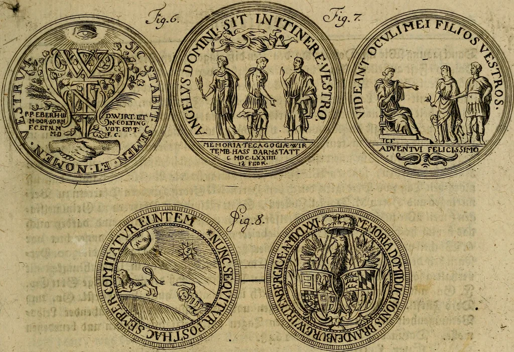 An illustration from Geschichte des Herzogthums Würtenberg unter der Regierung der Herzogen, 1764, leaf 268