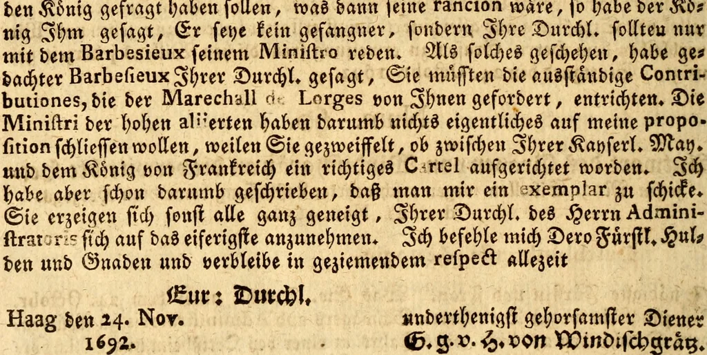 An illustration from Geschichte des Herzogthums Würtenberg unter der Regierung der Herzogen, 1764, leaf 443
