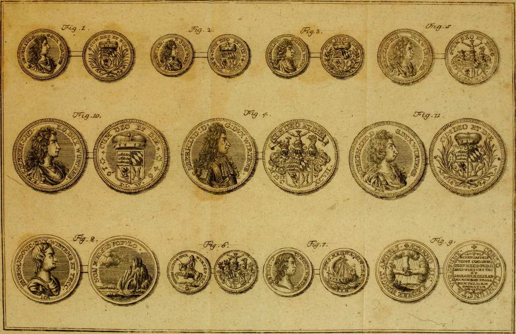 An illustration from Geschichte des Herzogthums Würtenberg unter der Regierung der Herzogen, 1764, leaf 522