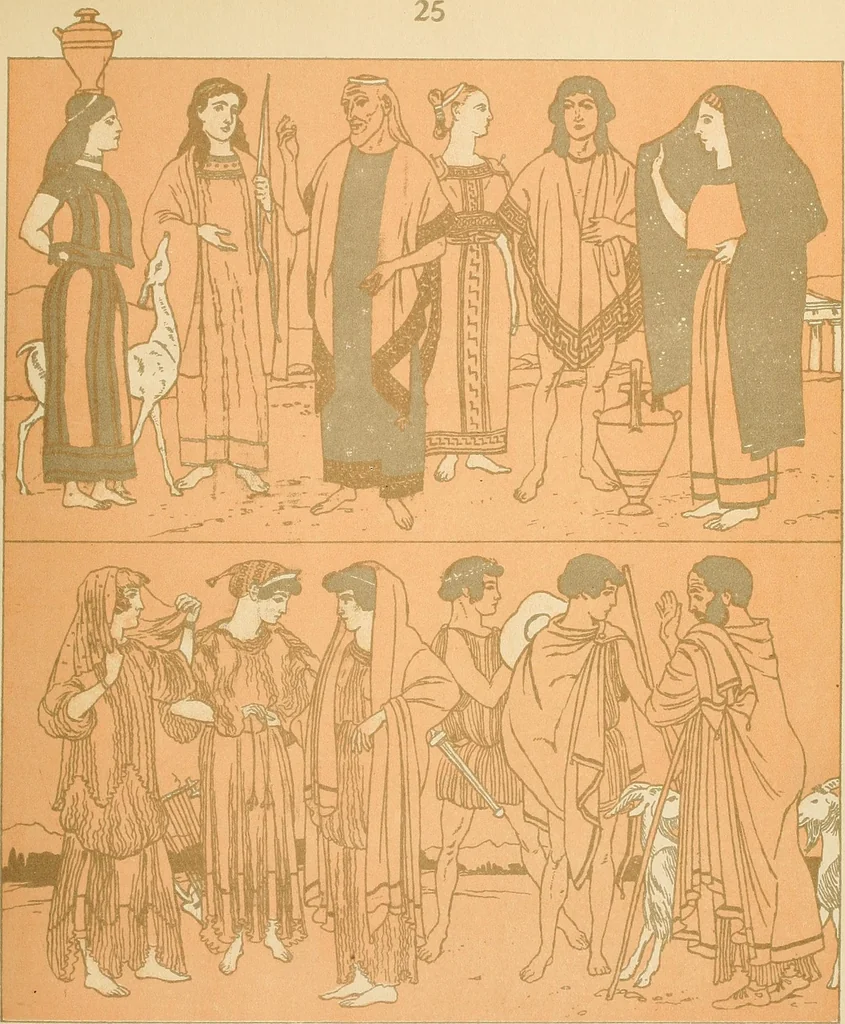 An illustration from Geschichte des Kostüms, 1905, leaf 125