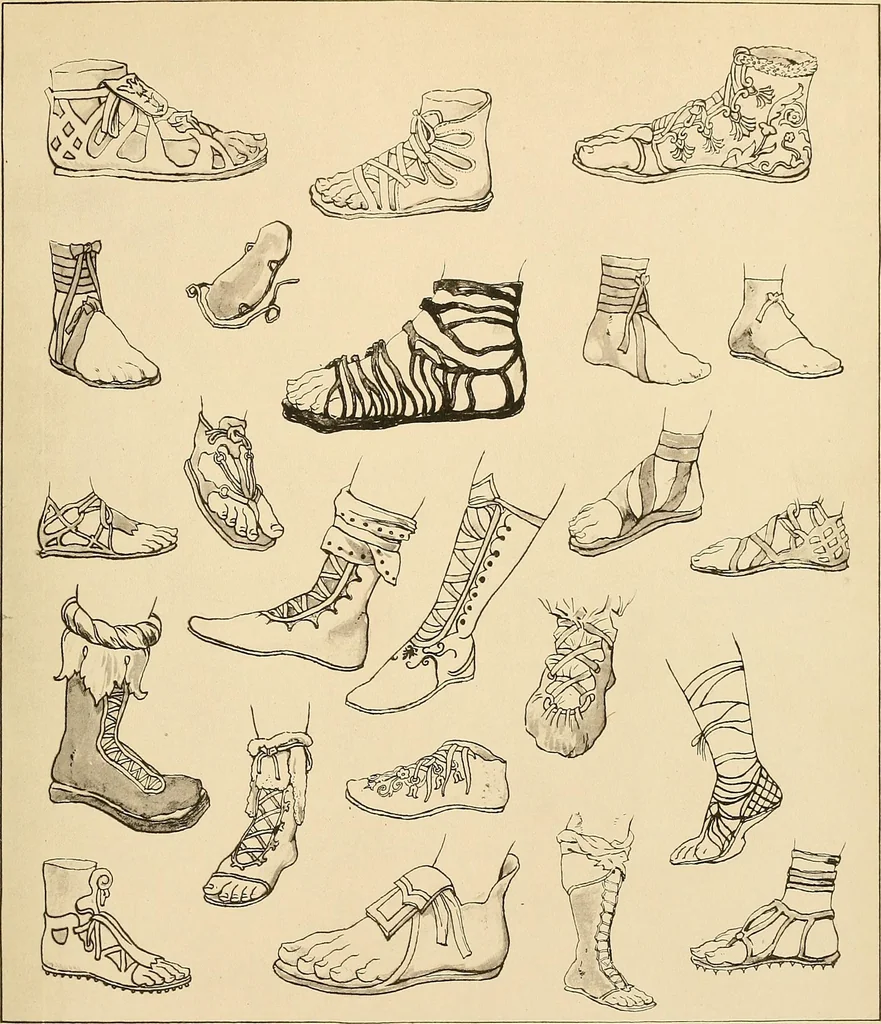 An illustration from Geschichte des Kostüms, 1905, leaf 157