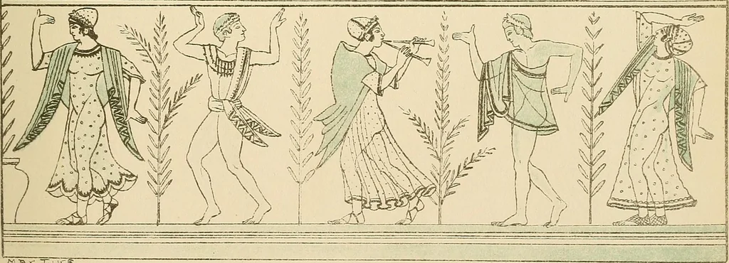 An illustration from Geschichte des Kostüms, 1905, leaf 165