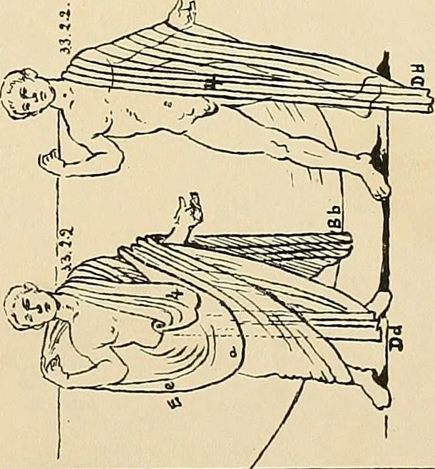 An illustration from Geschichte des Kostüms, 1905, leaf 197