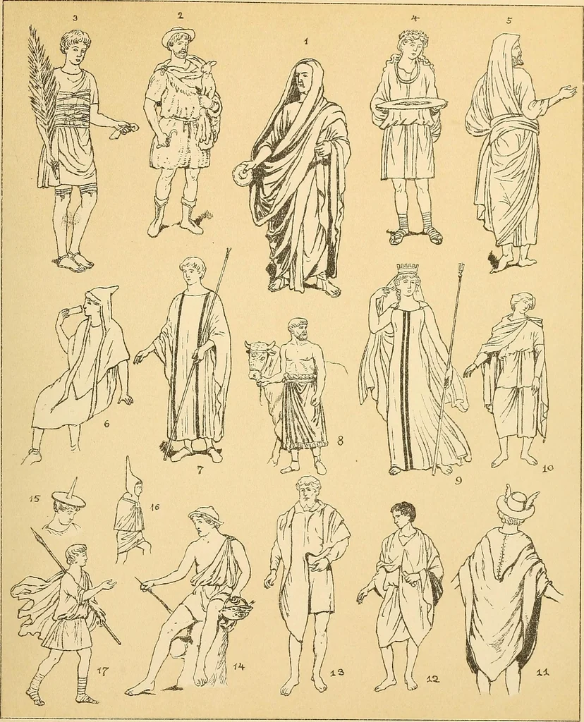 An illustration from Geschichte des Kostüms, 1905, leaf 201