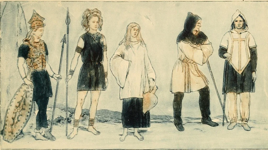 An illustration from Geschichte des Kostüms, 1905, leaf 227