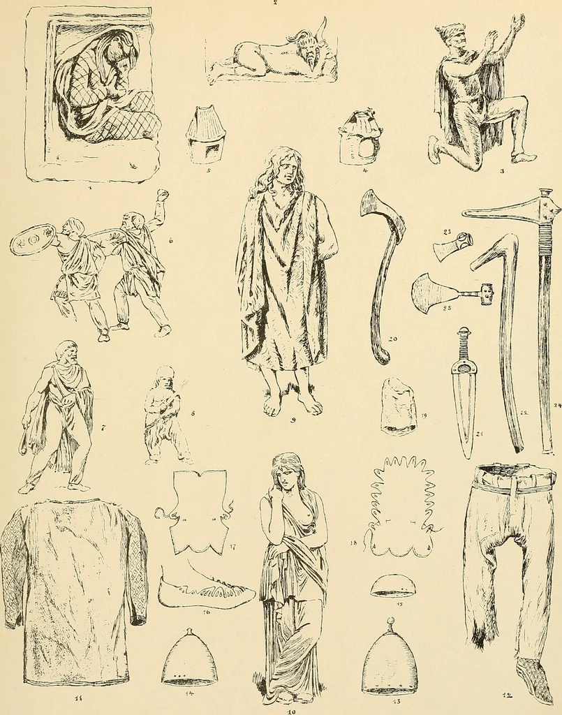 An illustration from Geschichte des Kostüms, 1905, leaf 233