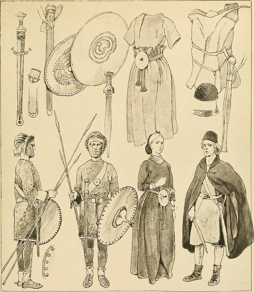 An illustration from Geschichte des Kostüms, 1905, leaf 249