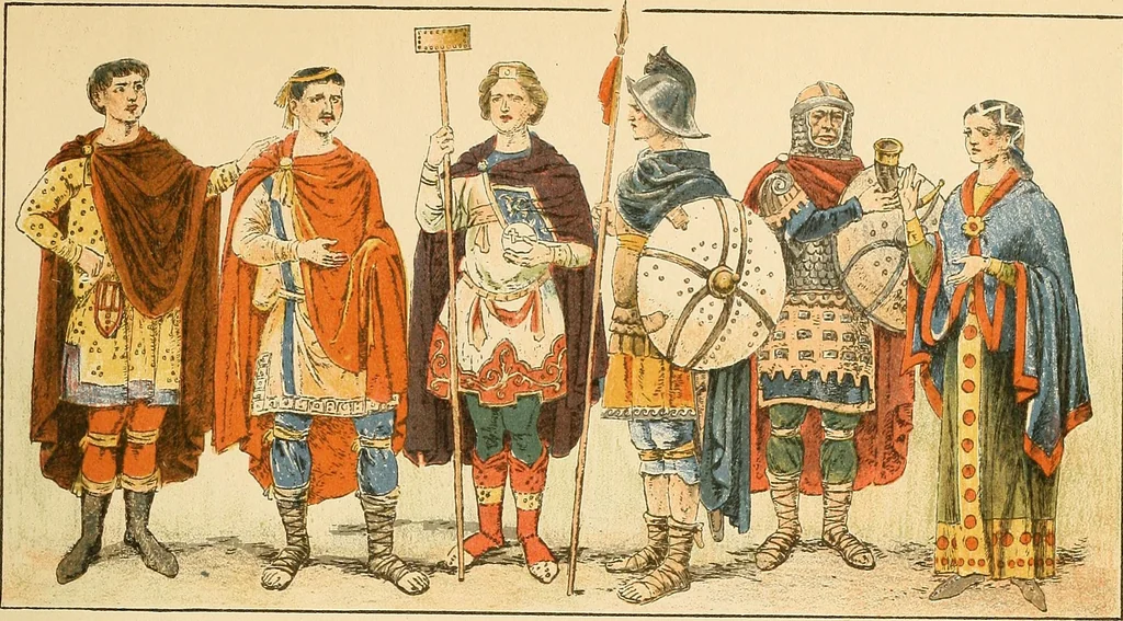 An illustration from Geschichte des Kostüms, 1905, leaf 263