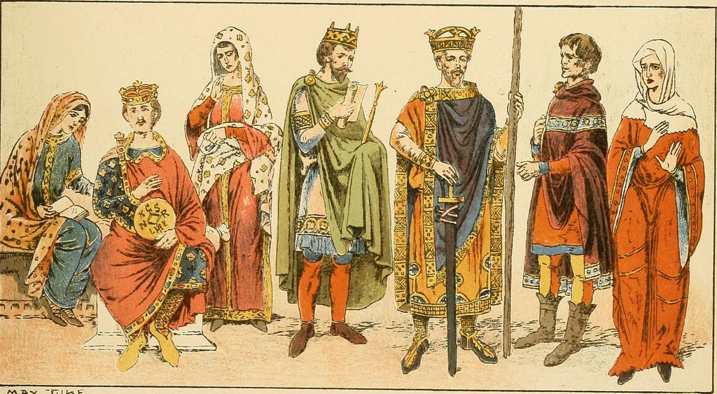 An illustration from Geschichte des Kostüms, 1905, leaf 263