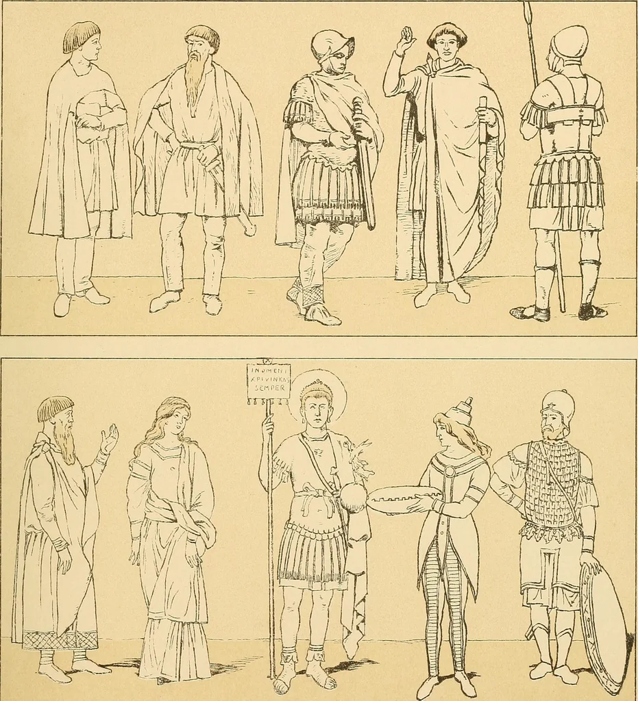An illustration from Geschichte des Kostüms, 1905, leaf 279