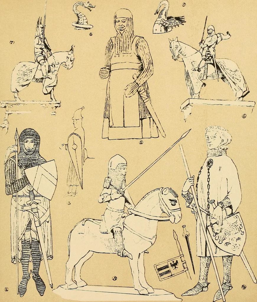 An illustration from Geschichte des Kostüms, 1905, leaf 297