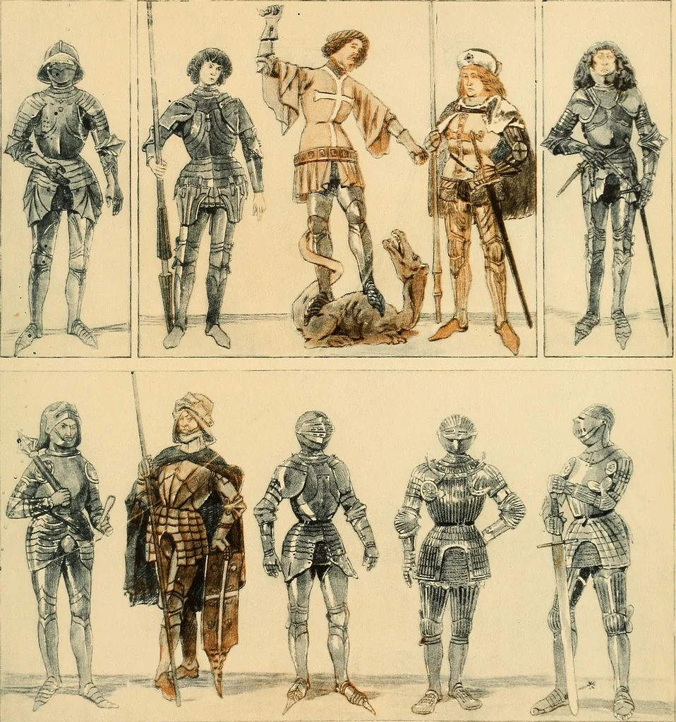An illustration from Geschichte des Kostüms, 1905, leaf 313
