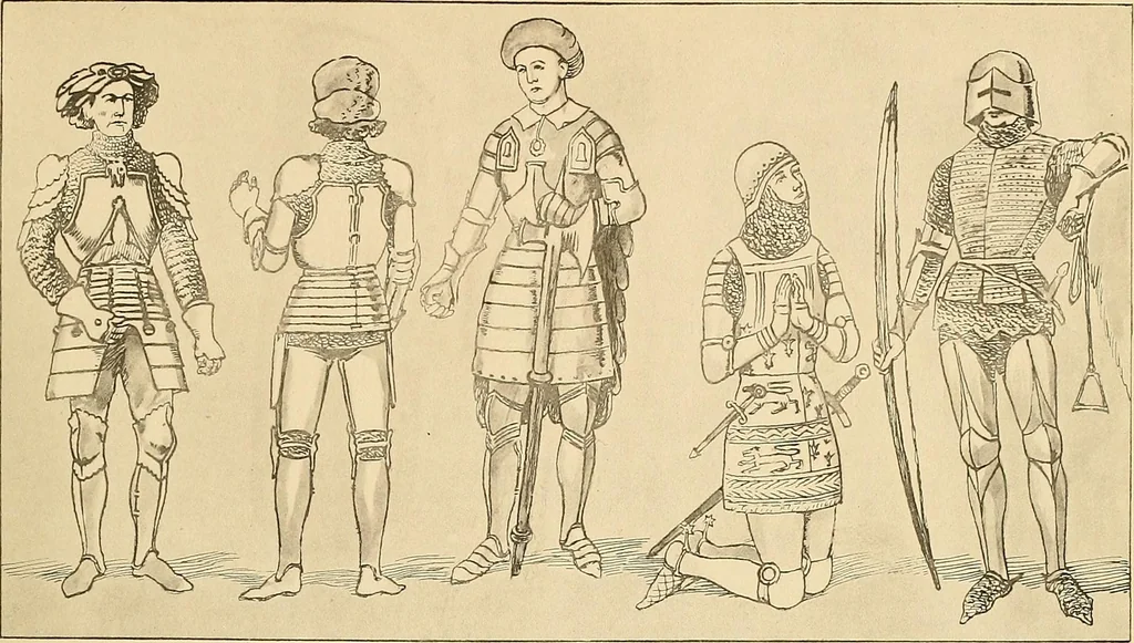 An illustration from Geschichte des Kostüms, 1905, leaf 317