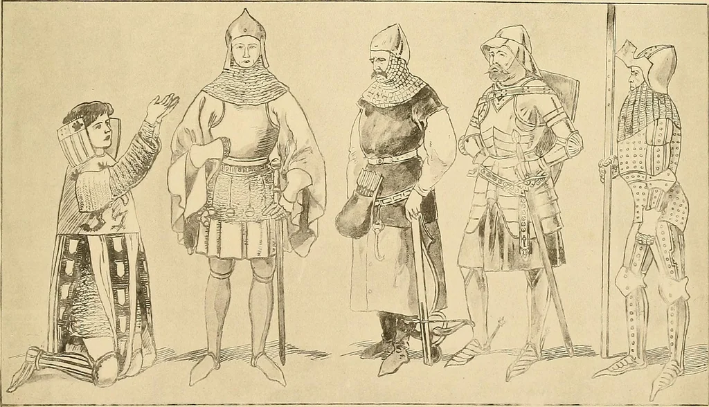 An illustration from Geschichte des Kostüms, 1905, leaf 317