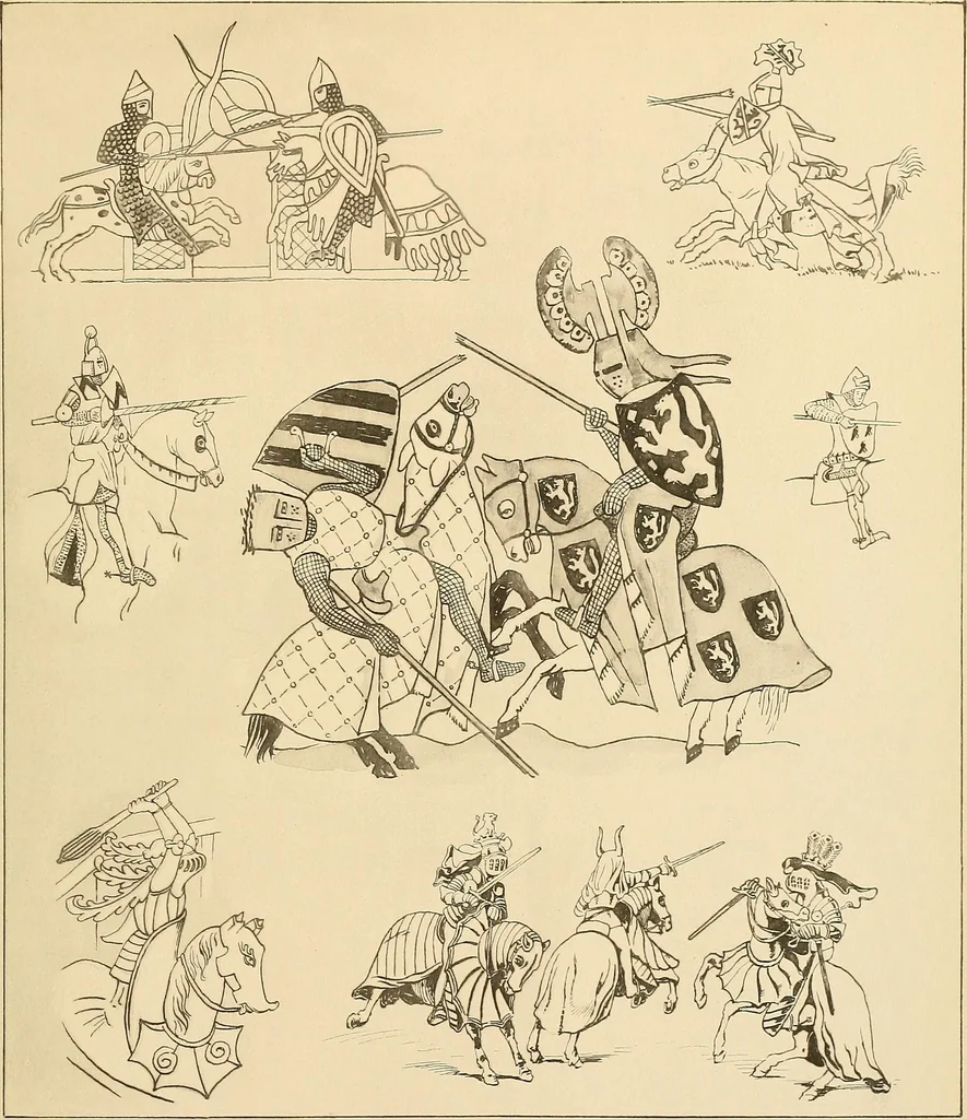 An illustration from Geschichte des Kostüms, 1905, leaf 321