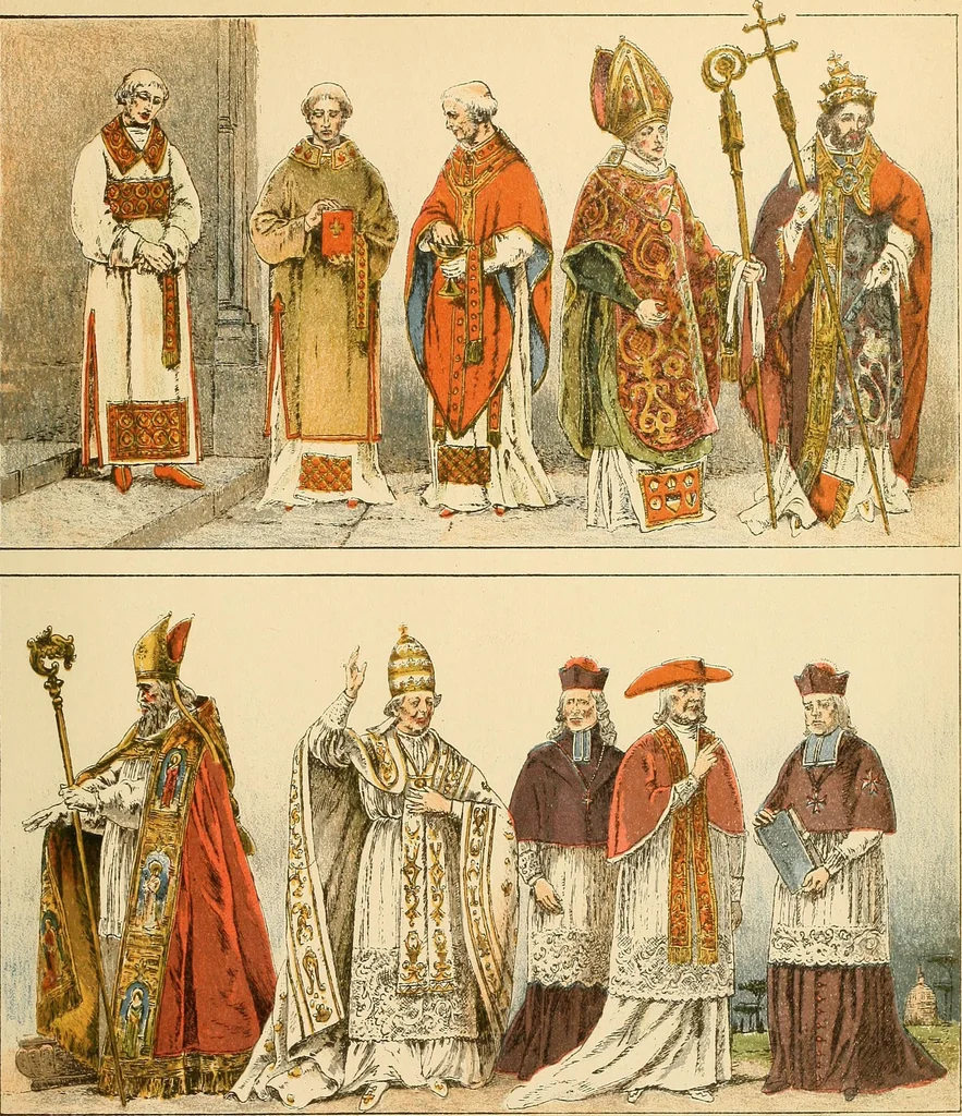 An illustration from Geschichte des Kostüms, 1905, leaf 339
