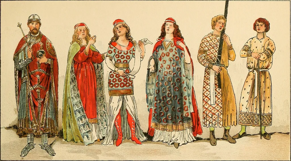 An illustration from Geschichte des Kostüms, 1905, leaf 353
