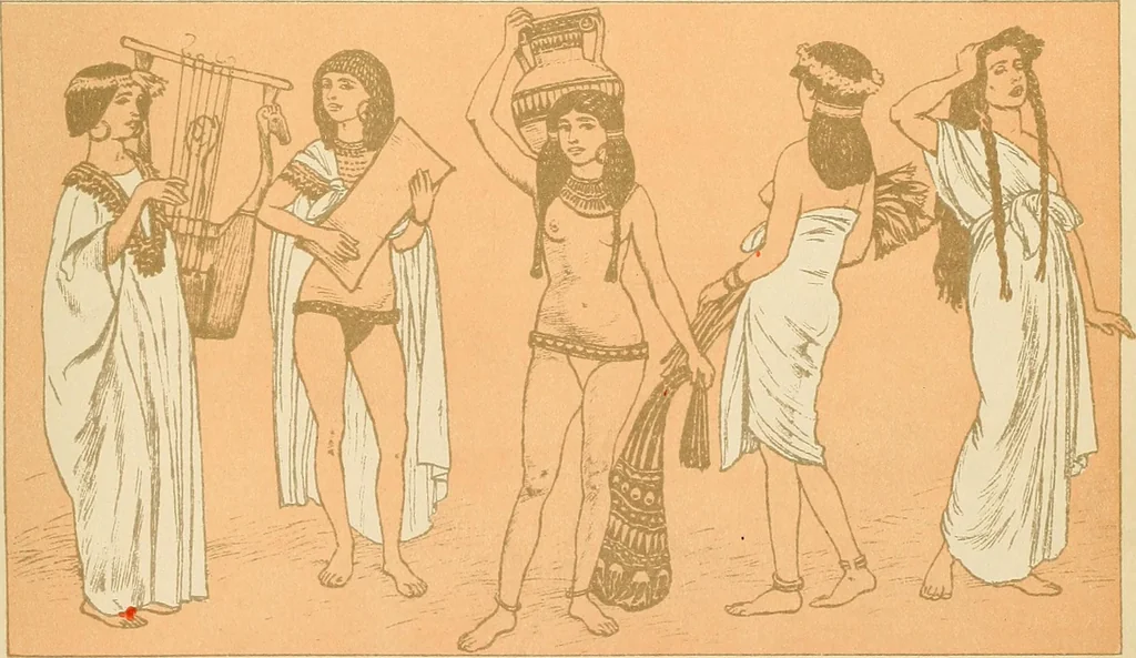 An illustration from Geschichte des Kostüms, 1905, leaf 37