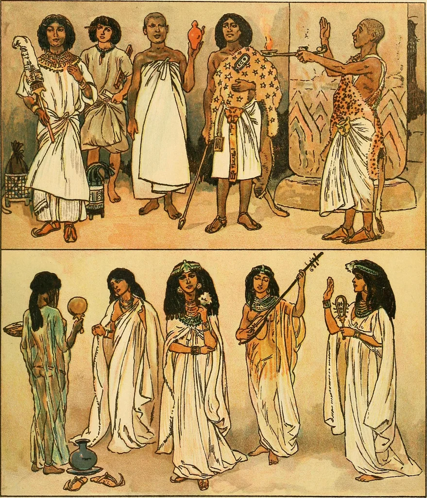 An illustration from Geschichte des Kostüms, 1905, leaf 45