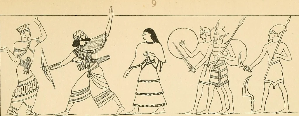 An illustration from Geschichte des Kostüms, 1905, leaf 59