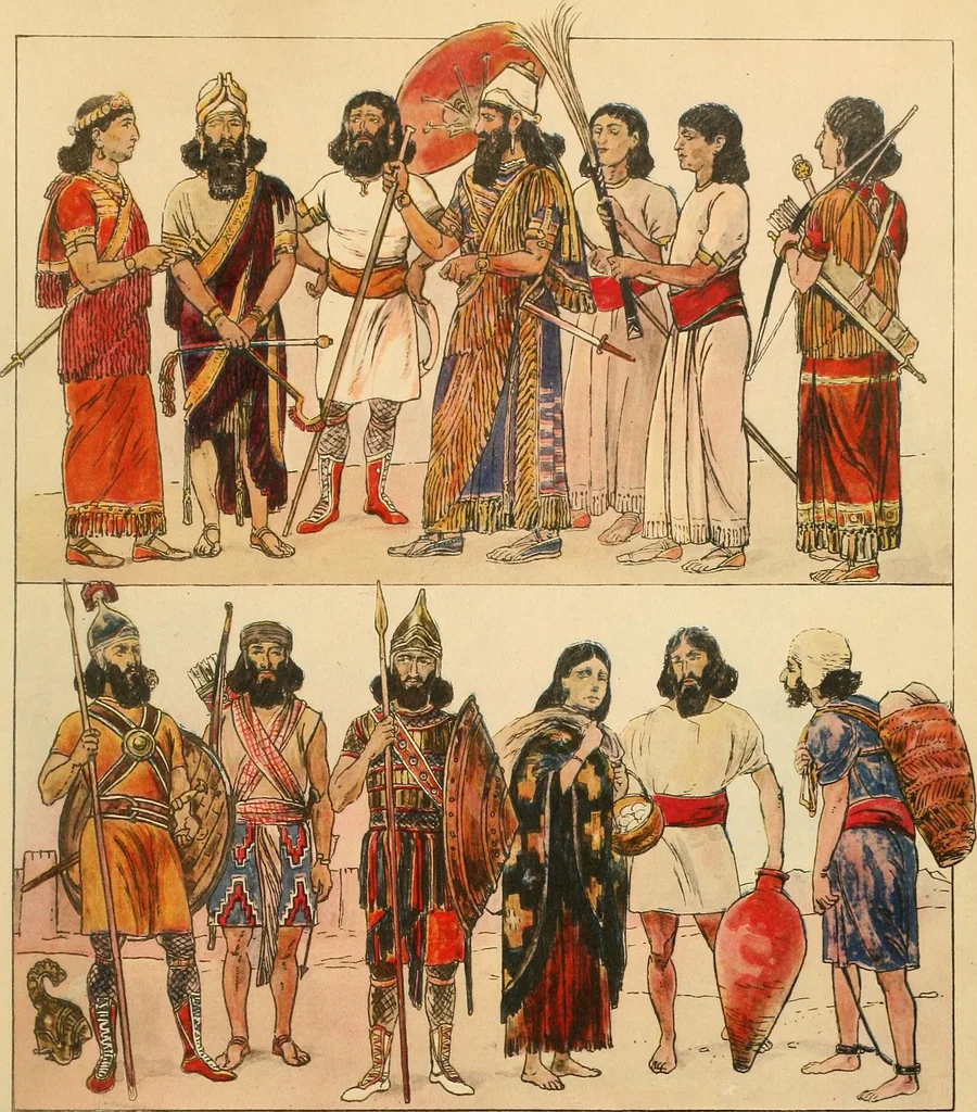 An illustration from Geschichte des Kostüms, 1905, leaf 71