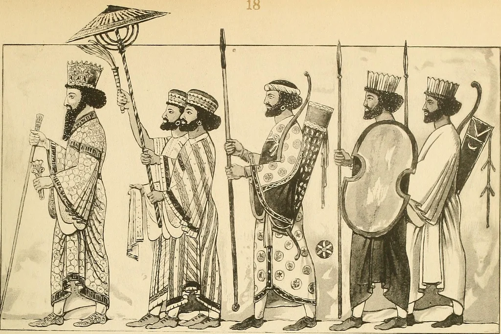 An illustration from Geschichte des Kostüms, 1905, leaf 95