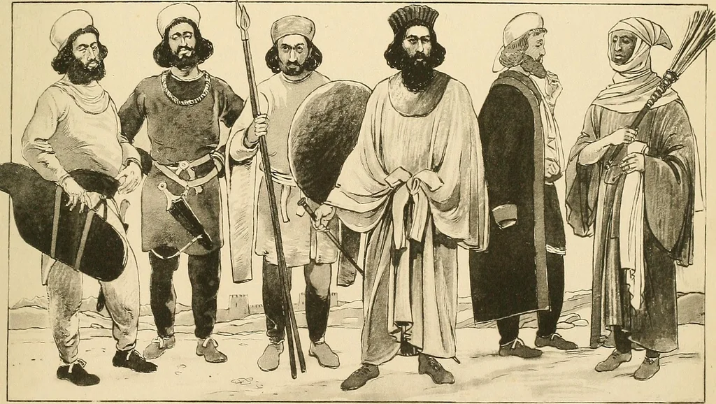 An illustration from Geschichte des Kostüms, 1905, leaf 95