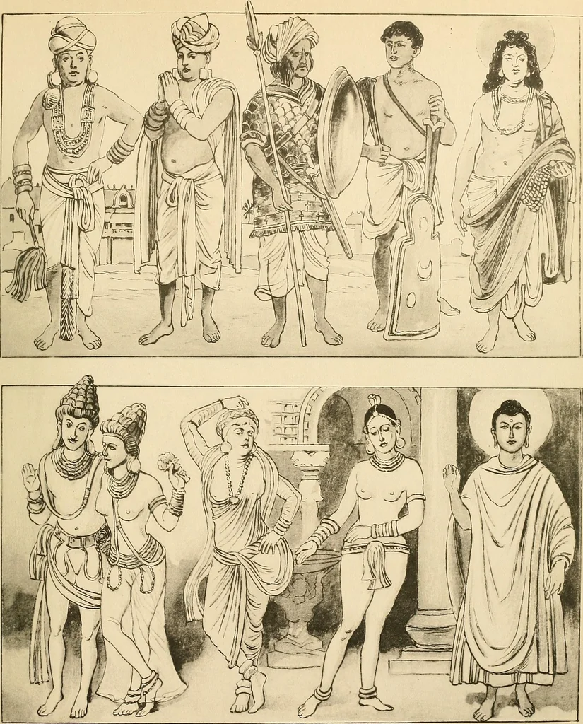 An illustration from Geschichte des Kostüms, 1905, leaf 99