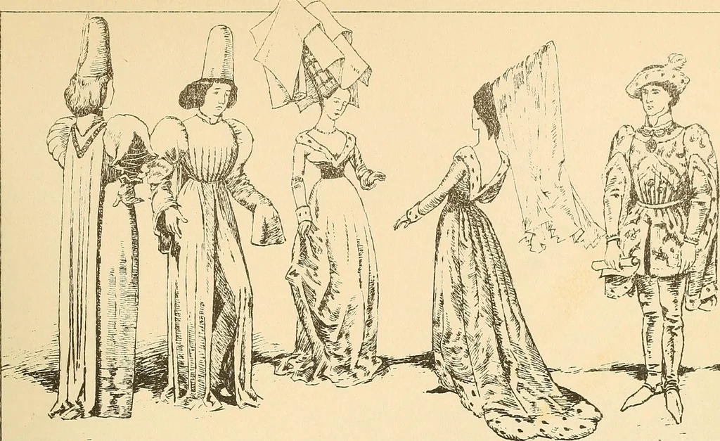 An illustration from Geschichte des Kostüms, 1905, leaf 104