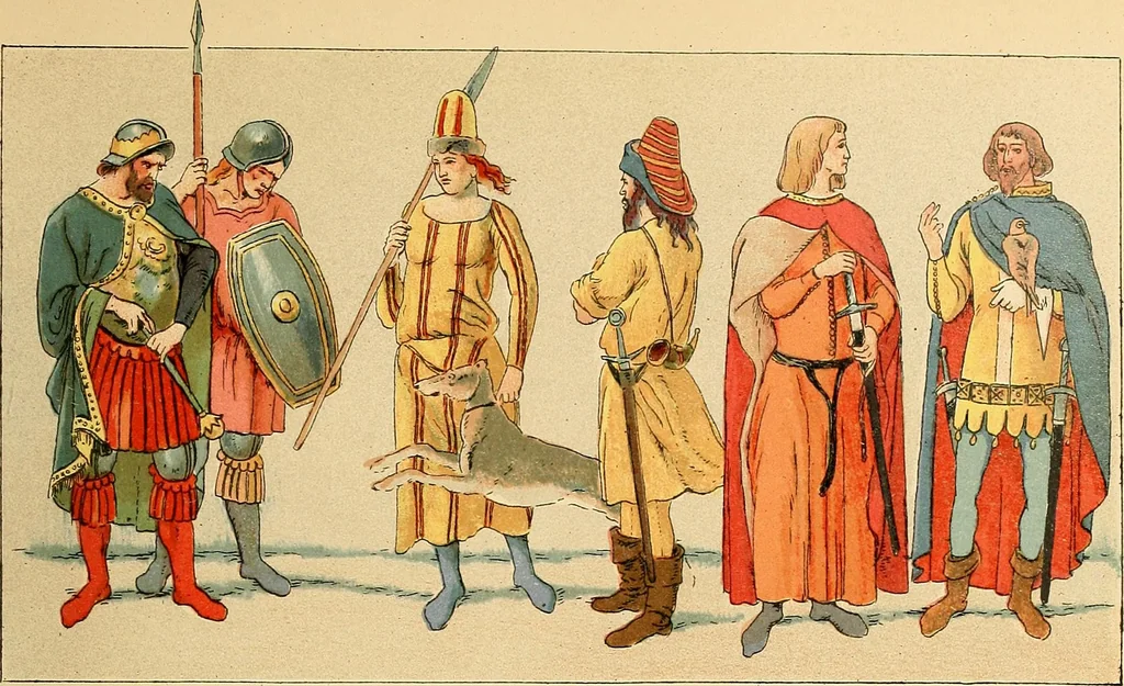 An illustration from Geschichte des Kostüms, 1905, leaf 116