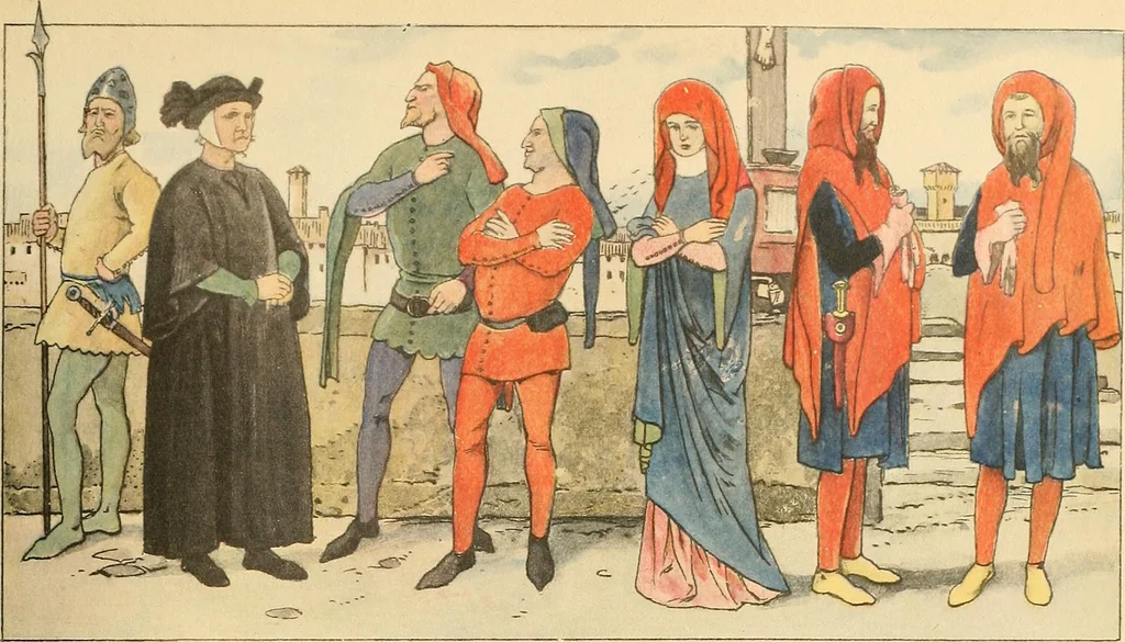 An illustration from Geschichte des Kostüms, 1905, leaf 120