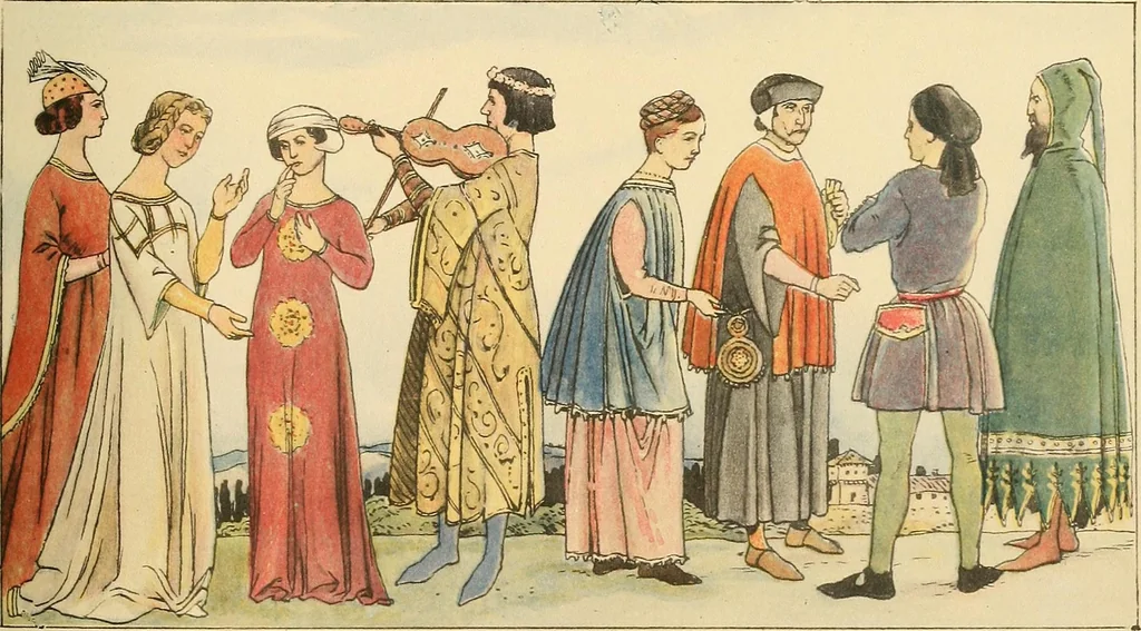 An illustration from Geschichte des Kostüms, 1905, leaf 120