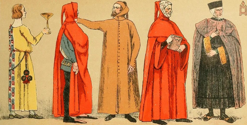 An illustration from Geschichte des Kostüms, 1905, leaf 128