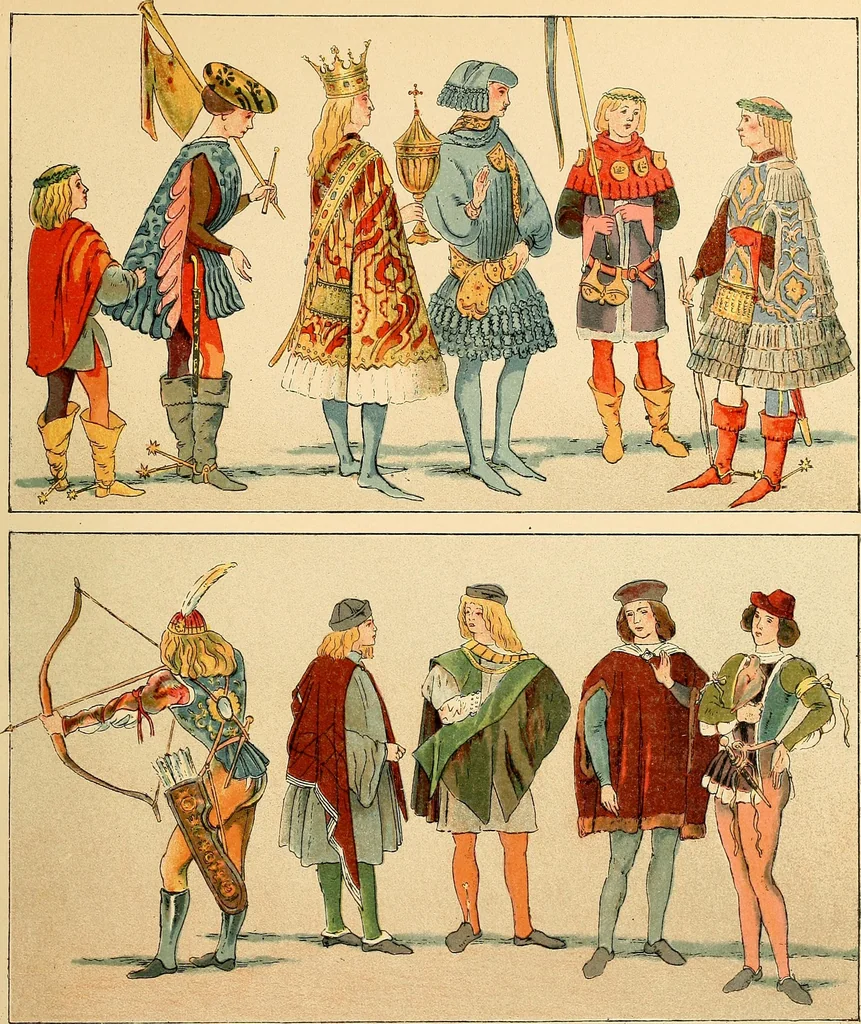 An illustration from Geschichte des Kostüms, 1905, leaf 132