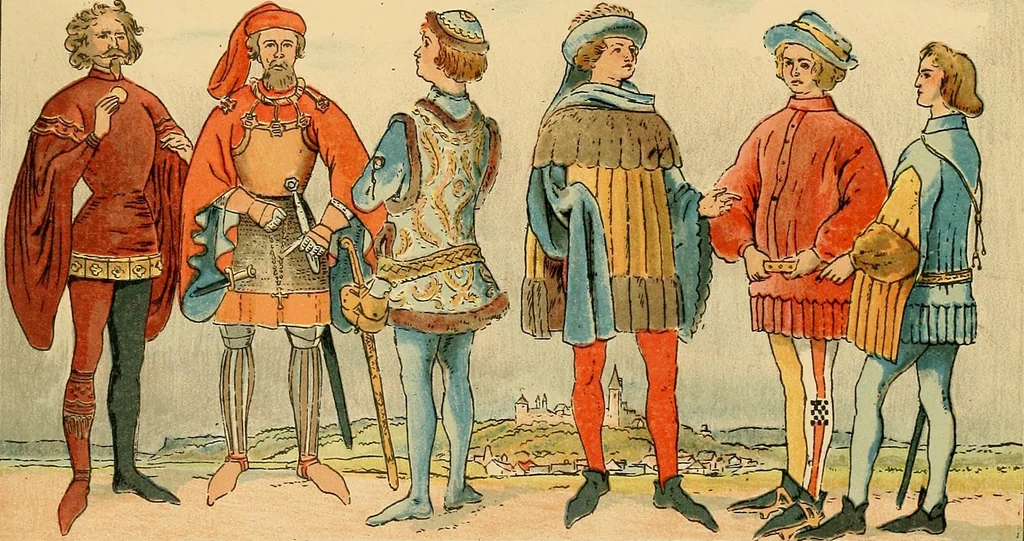 An illustration from Geschichte des Kostüms, 1905, leaf 14
