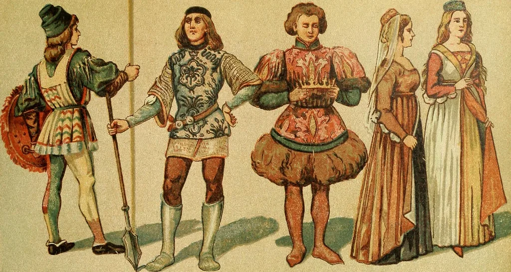 An illustration from Geschichte des Kostüms, 1905, leaf 140