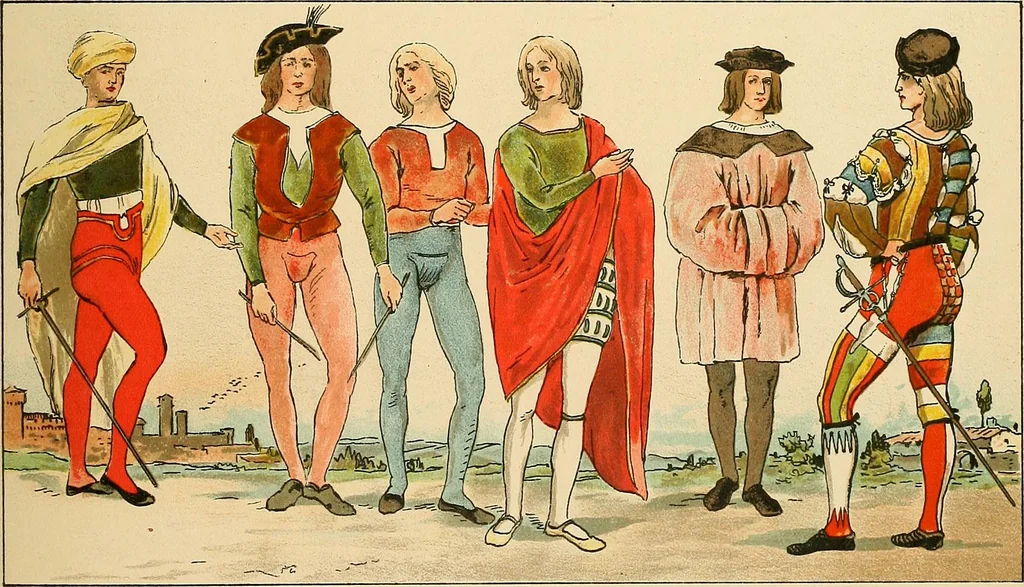 An illustration from Geschichte des Kostüms, 1905, leaf 174