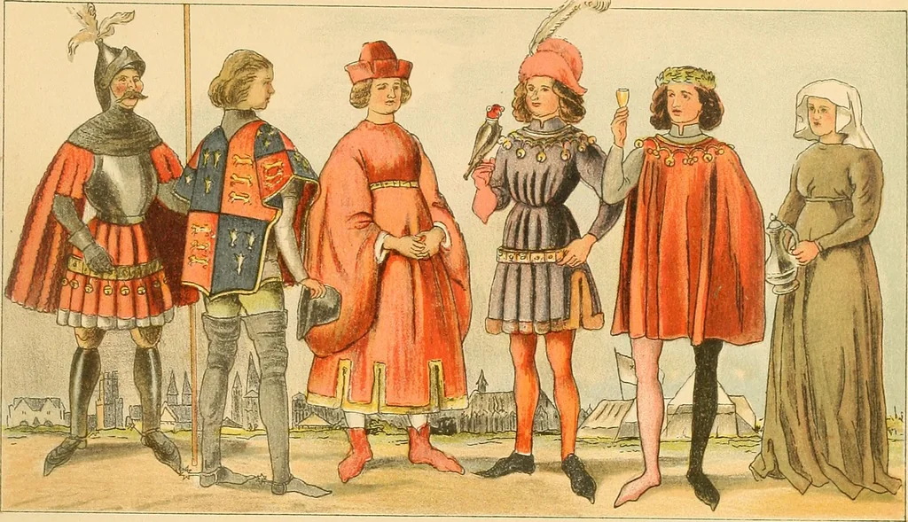 An illustration from Geschichte des Kostüms, 1905, leaf 18