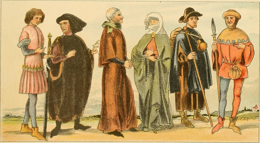 An illustration from Geschichte des Kostüms, 1905, leaf 18