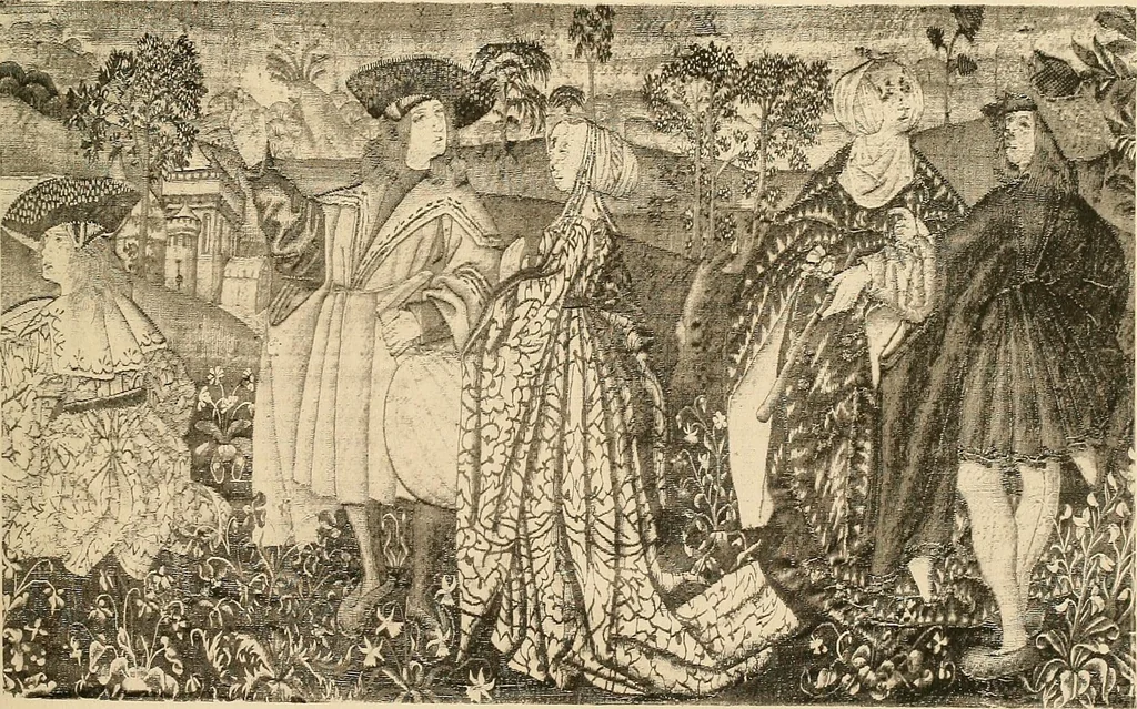 An illustration from Geschichte des Kostüms, 1905, leaf 184