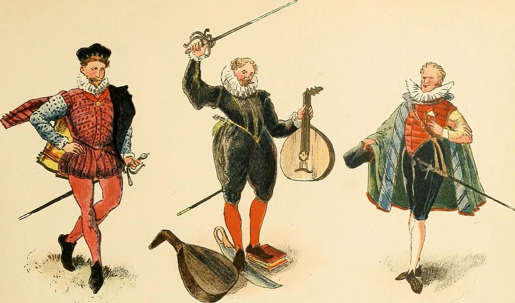 An illustration from Geschichte des Kostüms, 1905, leaf 210