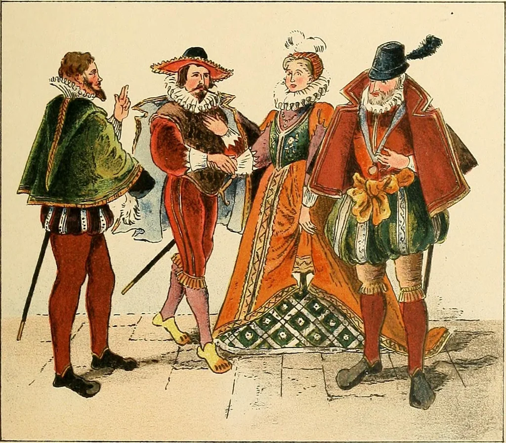 An illustration from Geschichte des Kostüms, 1905, leaf 210