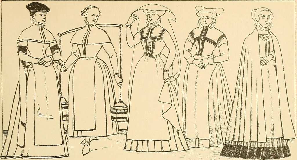 An illustration from Geschichte des Kostüms, 1905, leaf 226
