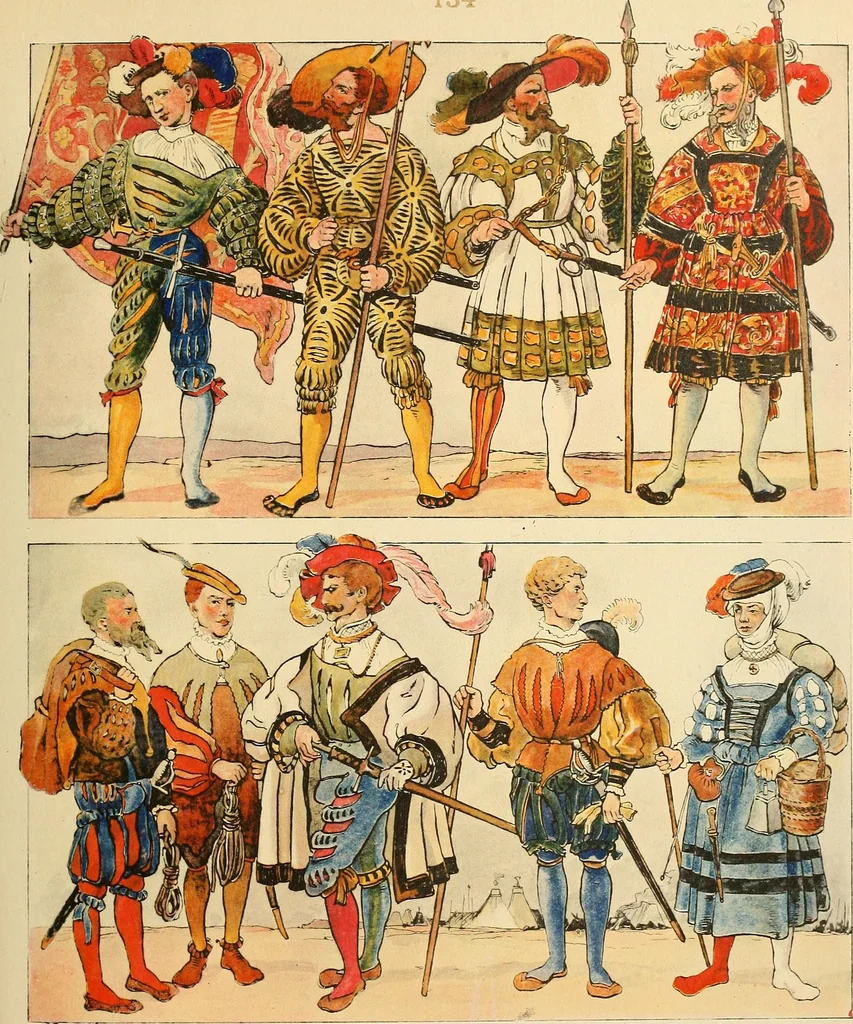 An illustration from Geschichte des Kostüms, 1905, leaf 230