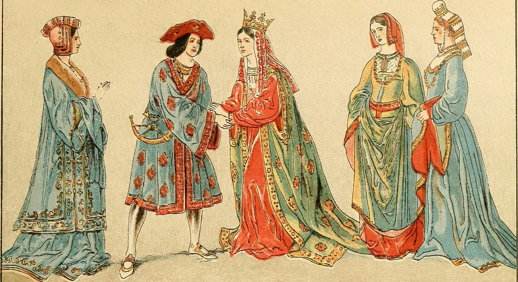 An illustration from Geschichte des Kostüms, 1905, leaf 250