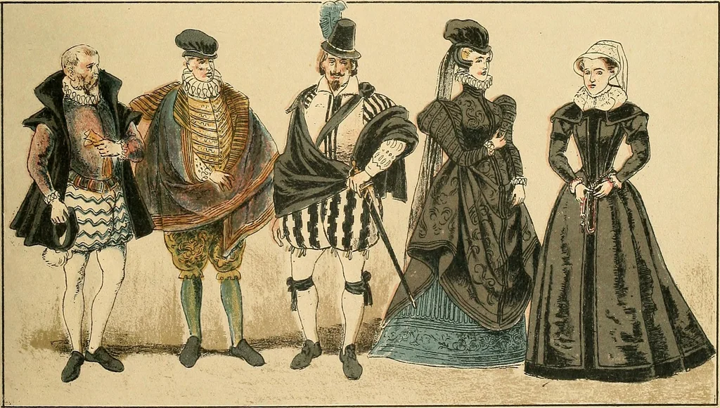 An illustration from Geschichte des Kostüms, 1905, leaf 258