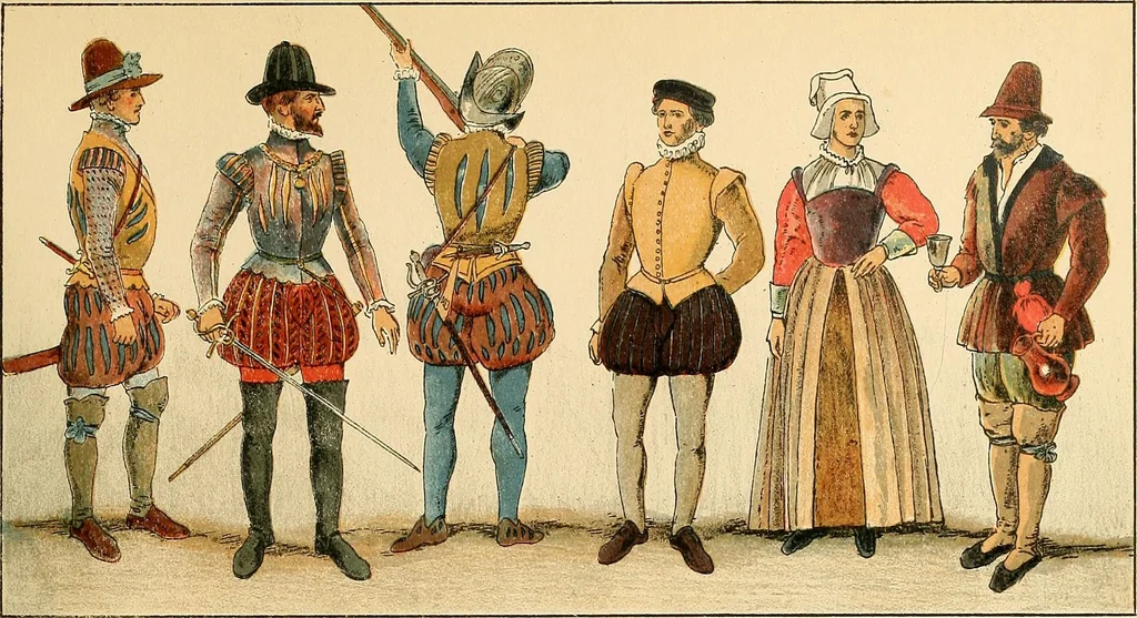 An illustration from Geschichte des Kostüms, 1905, leaf 262